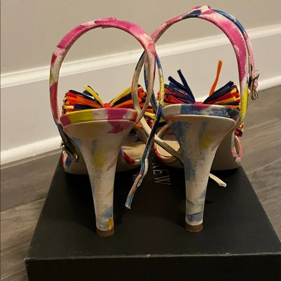 J. Crew Collection Colorful Bow Strappy Heels - Picture 4 of 5